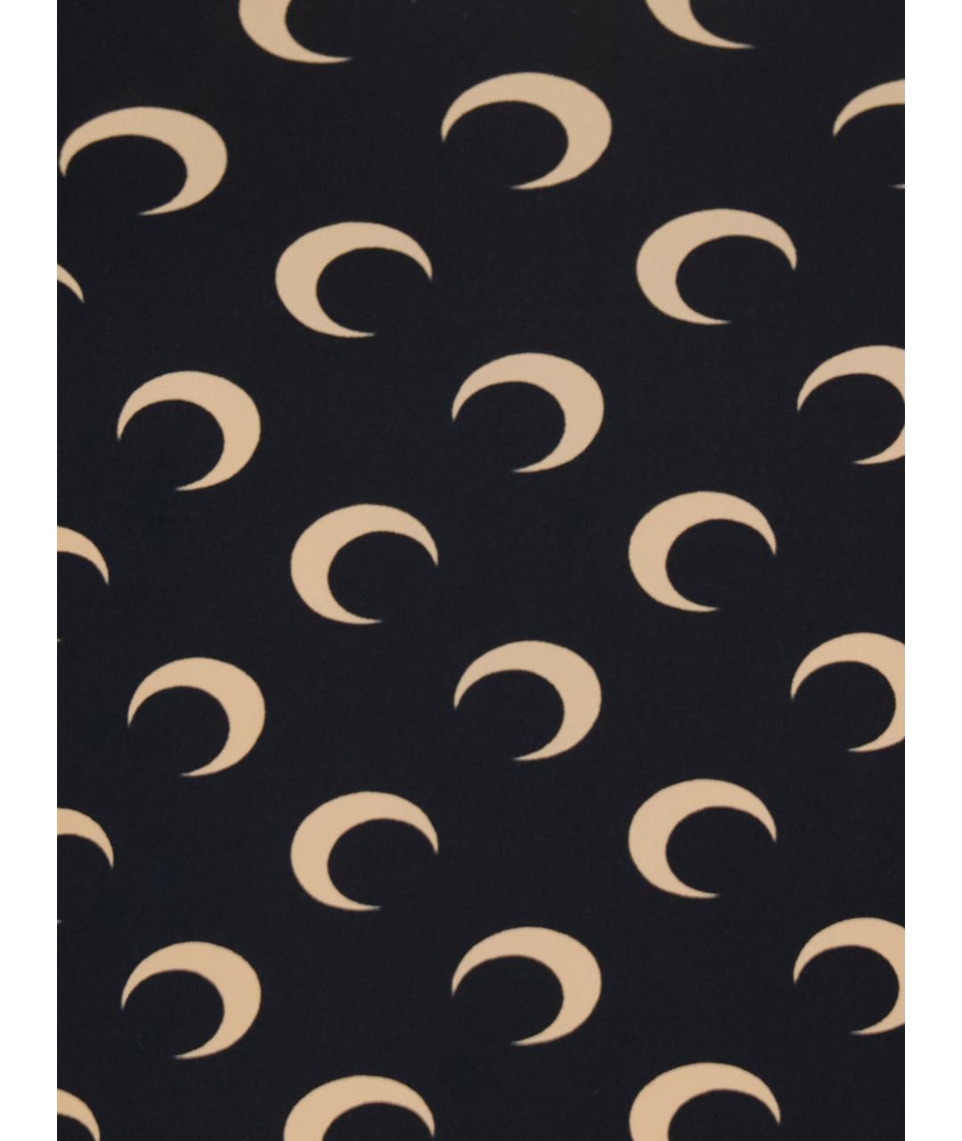 MARINE SERRE Черная полиамидовая майка, фото 3