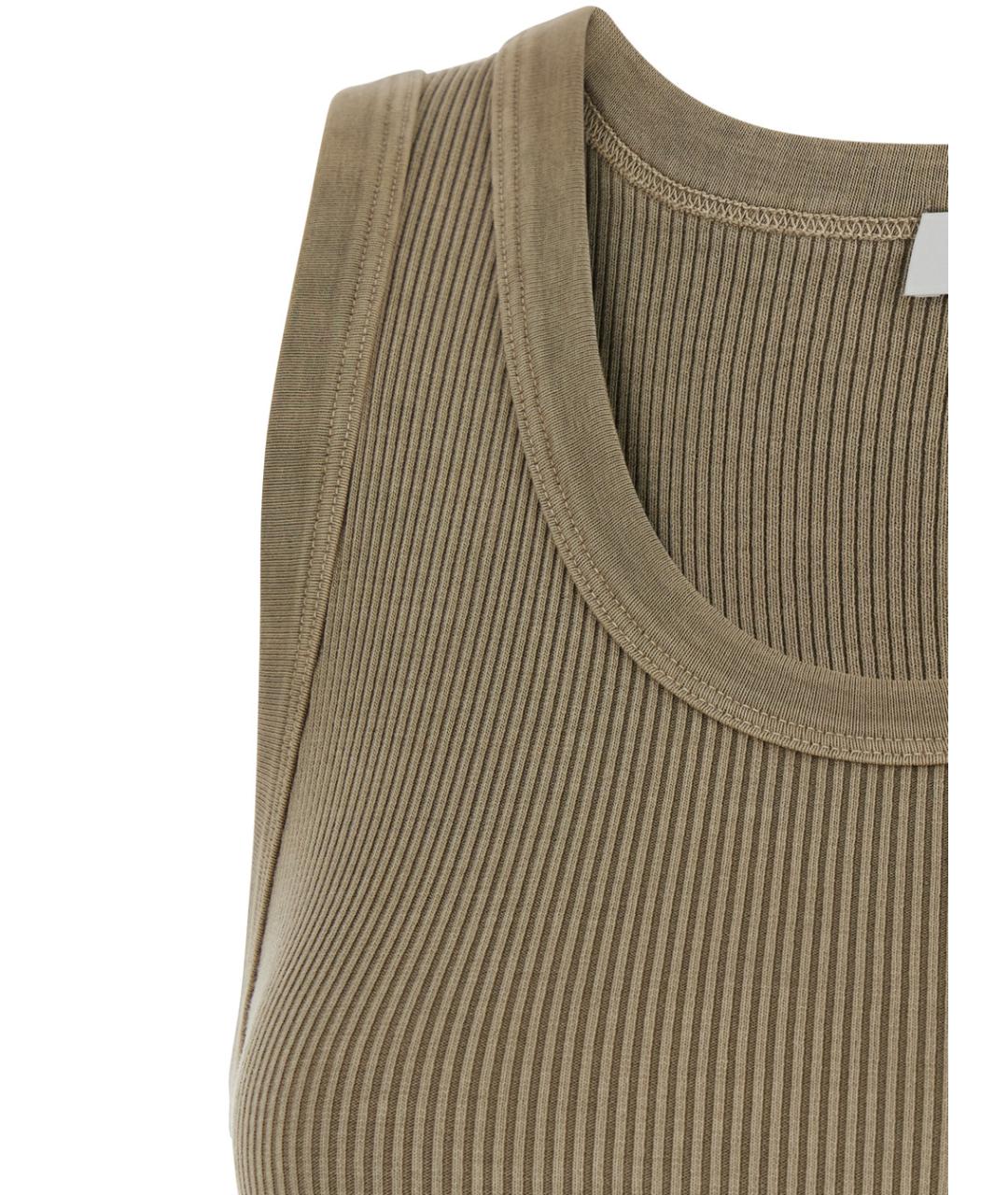 AGOLDE Зеленая хлопковая майка, фото 3