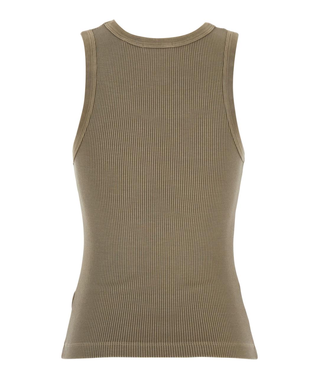 AGOLDE Зеленая хлопковая майка, фото 2