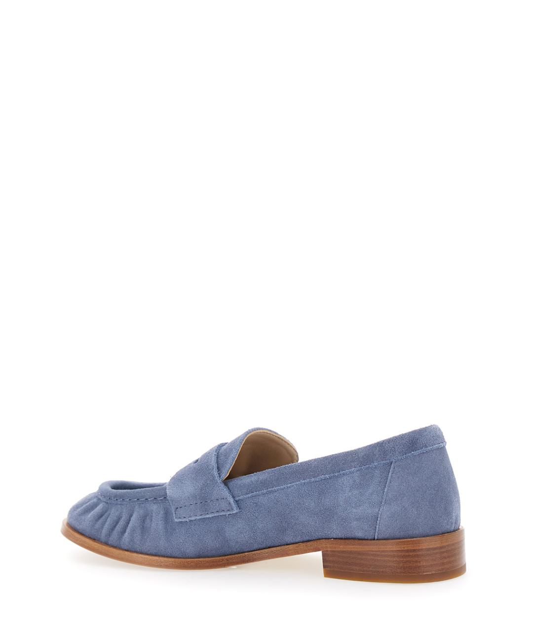 STRATEGIA Синие замшевые лоферы, фото 3