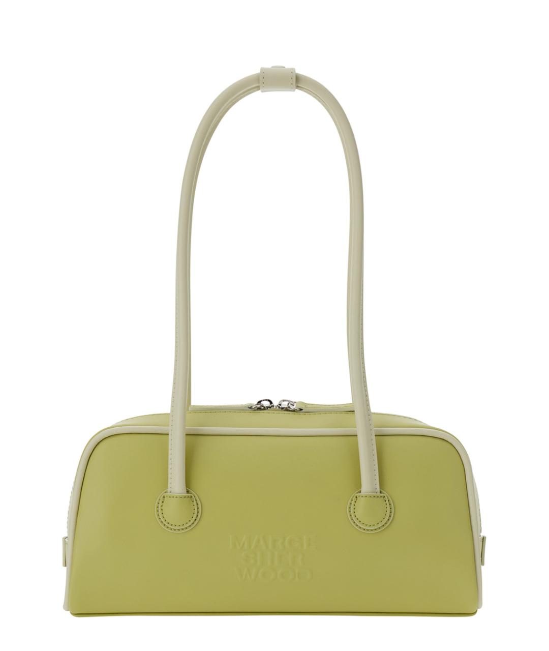 MARGESHERWOOD Зеленая кожаная сумка через плечо, фото 1