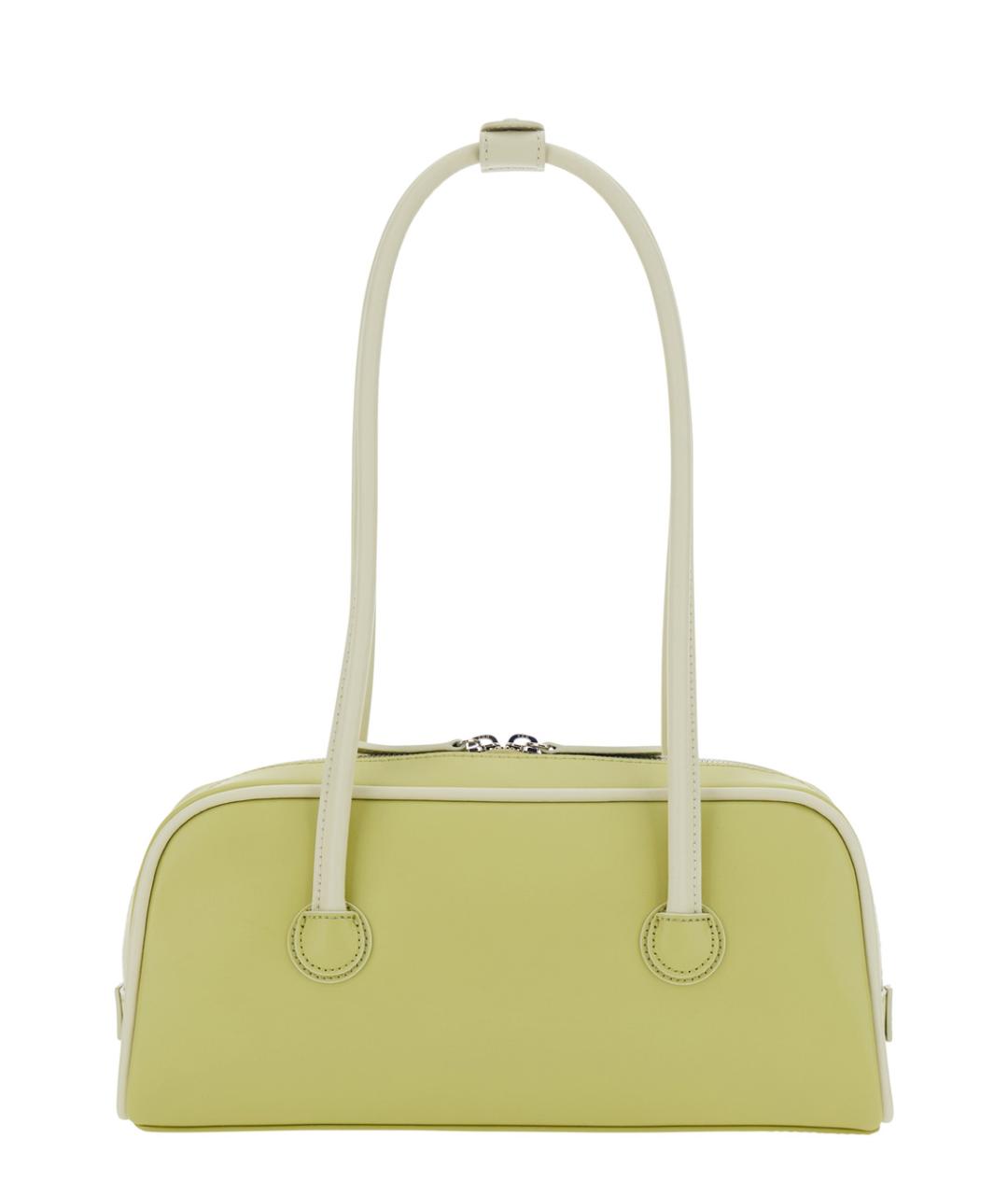 MARGESHERWOOD Зеленая кожаная сумка через плечо, фото 2