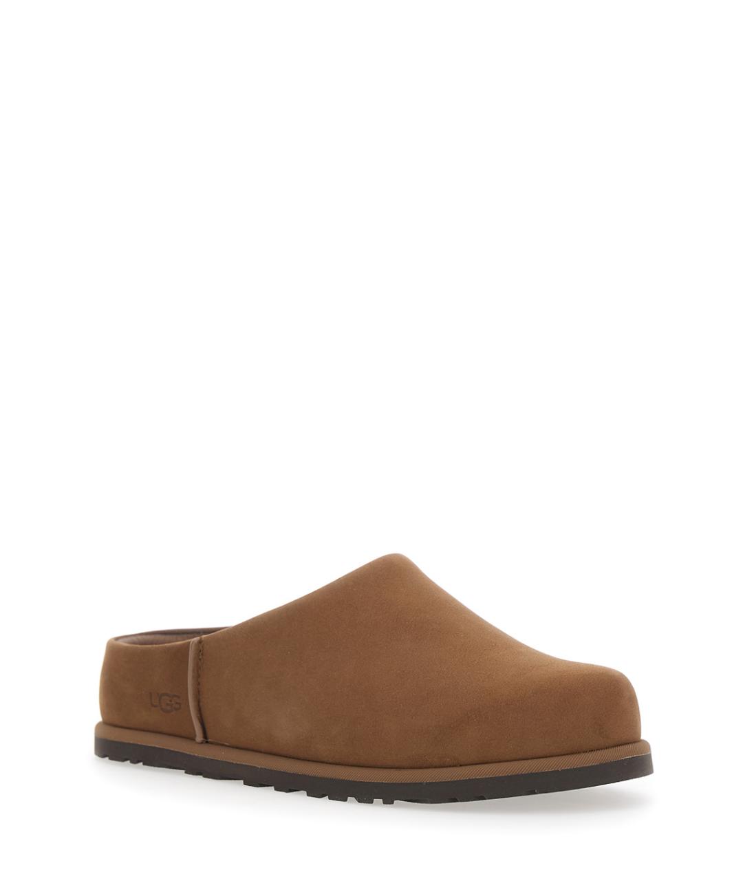 UGG Коричневые кожаные мюли, фото 2