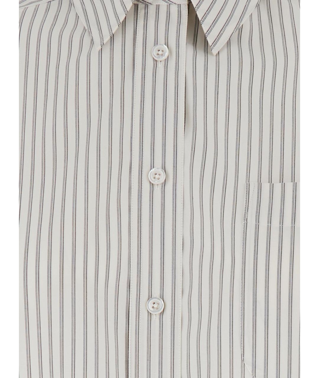 THE ROW Бежевая хлопковая рубашка, фото 3