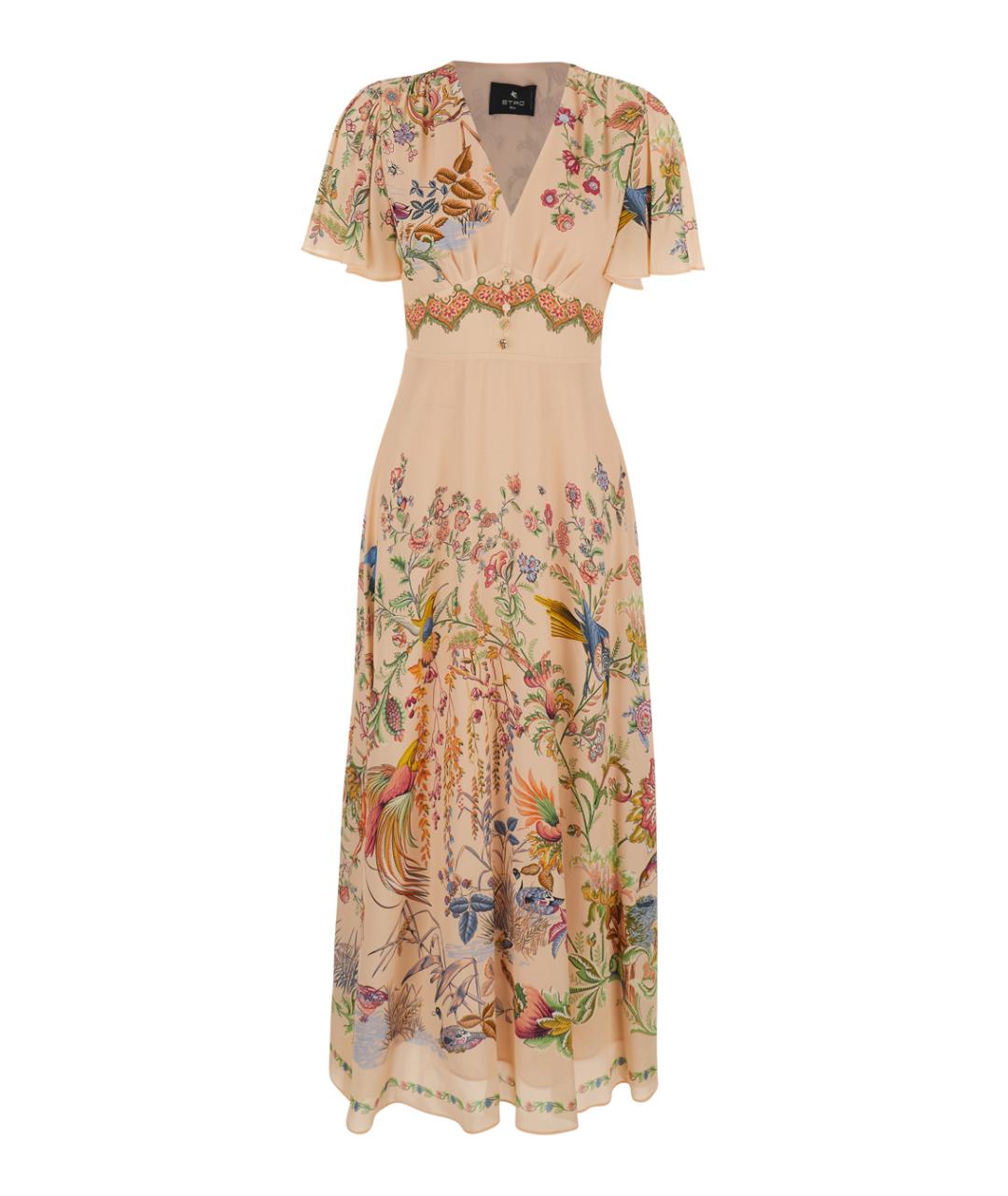 ETRO Розовое вискозное повседневное платье, фото 1