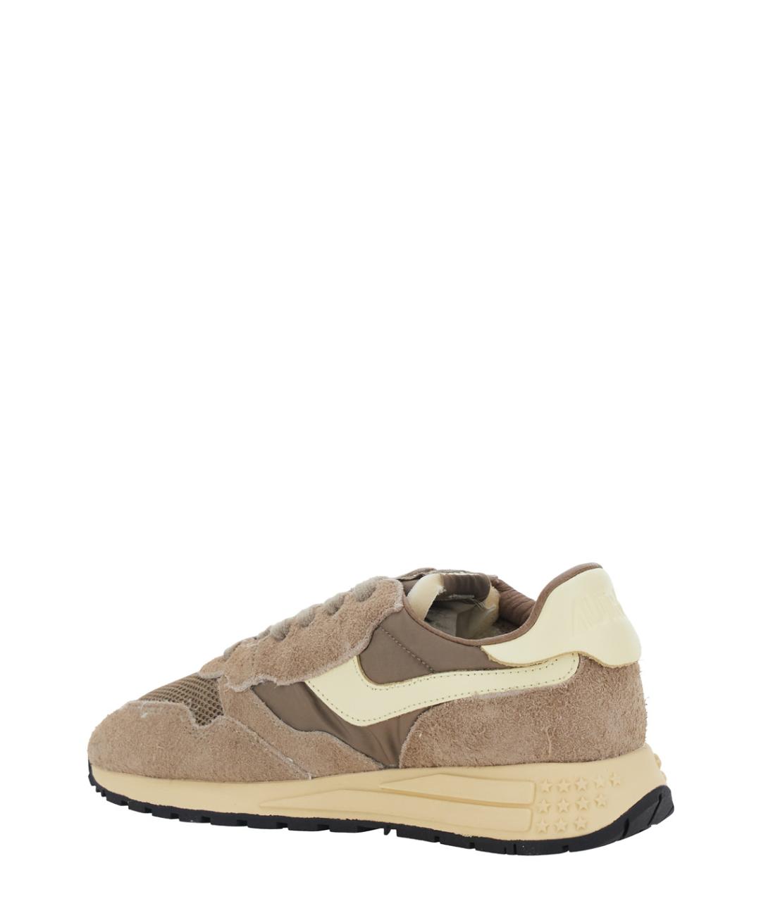 AUTRY Коричневые синтетические кроссовки, фото 3