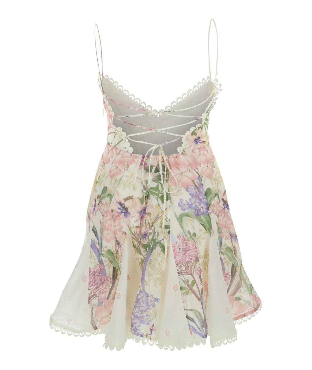 CHARO RUIZ Мульти хлопковое повседневное платье, фото 2