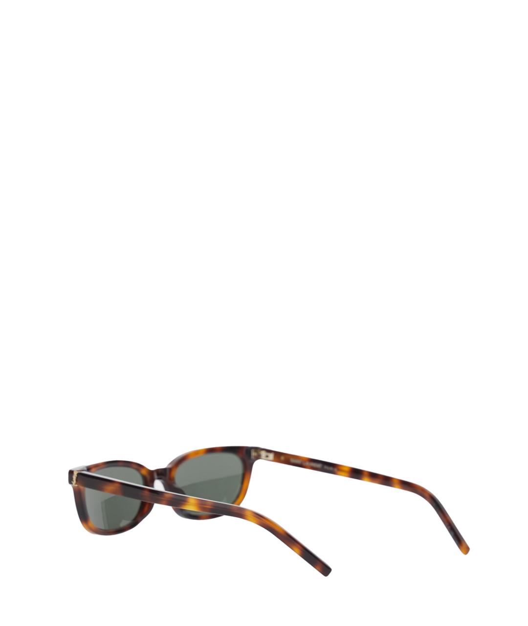 SAINT LAURENT Коричневые солнцезащитные очки, фото 3