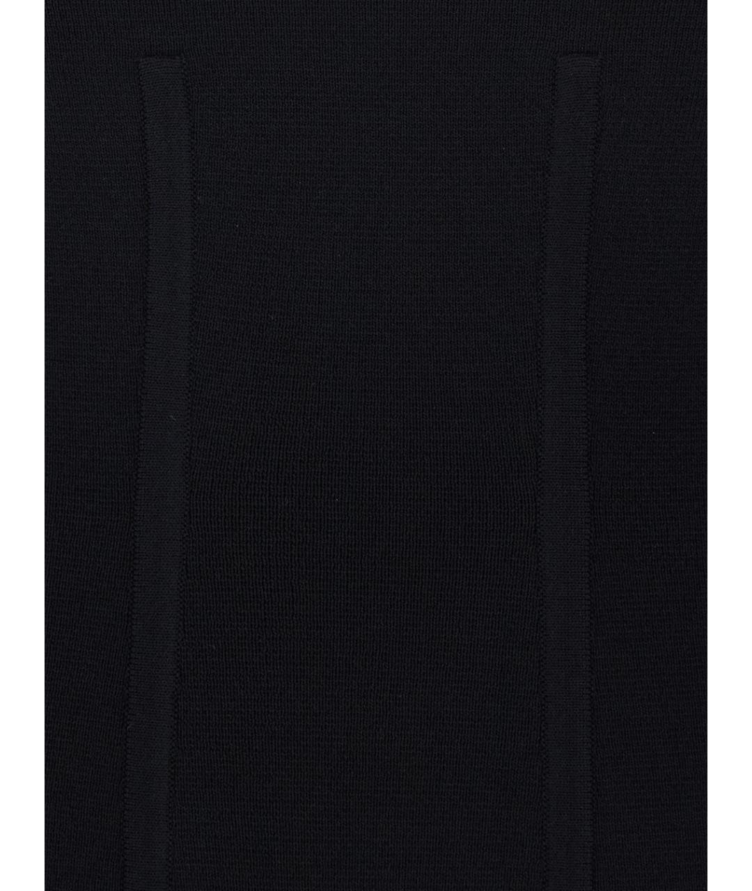 MAX MARA STUDIO Черное вискозное повседневное платье, фото 3