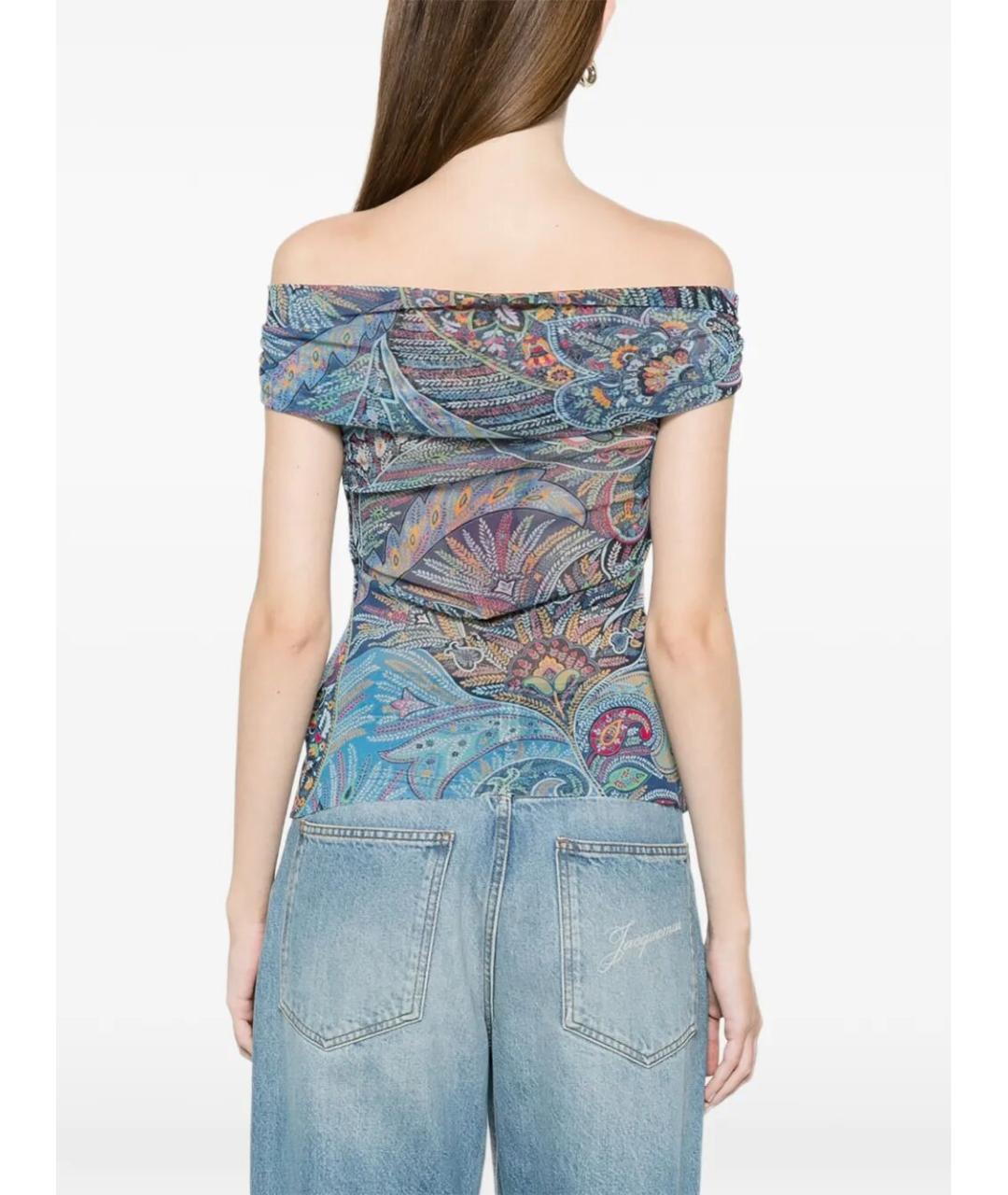 ETRO Мульти полиамидовая майка, фото 4