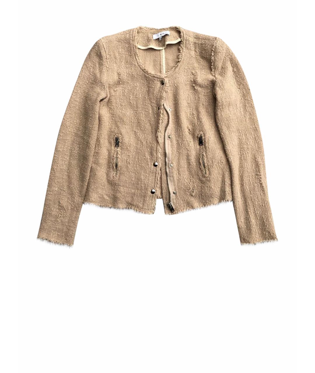 IRO Коралловый хлопковый жакет/пиджак, фото 1