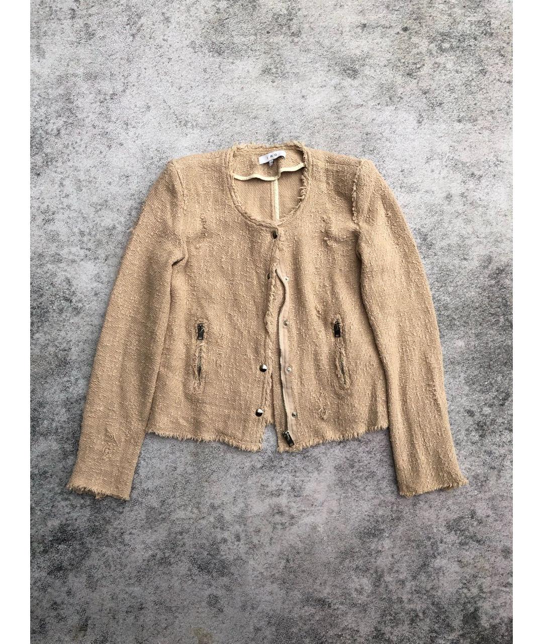 IRO Коралловый хлопковый жакет/пиджак, фото 8