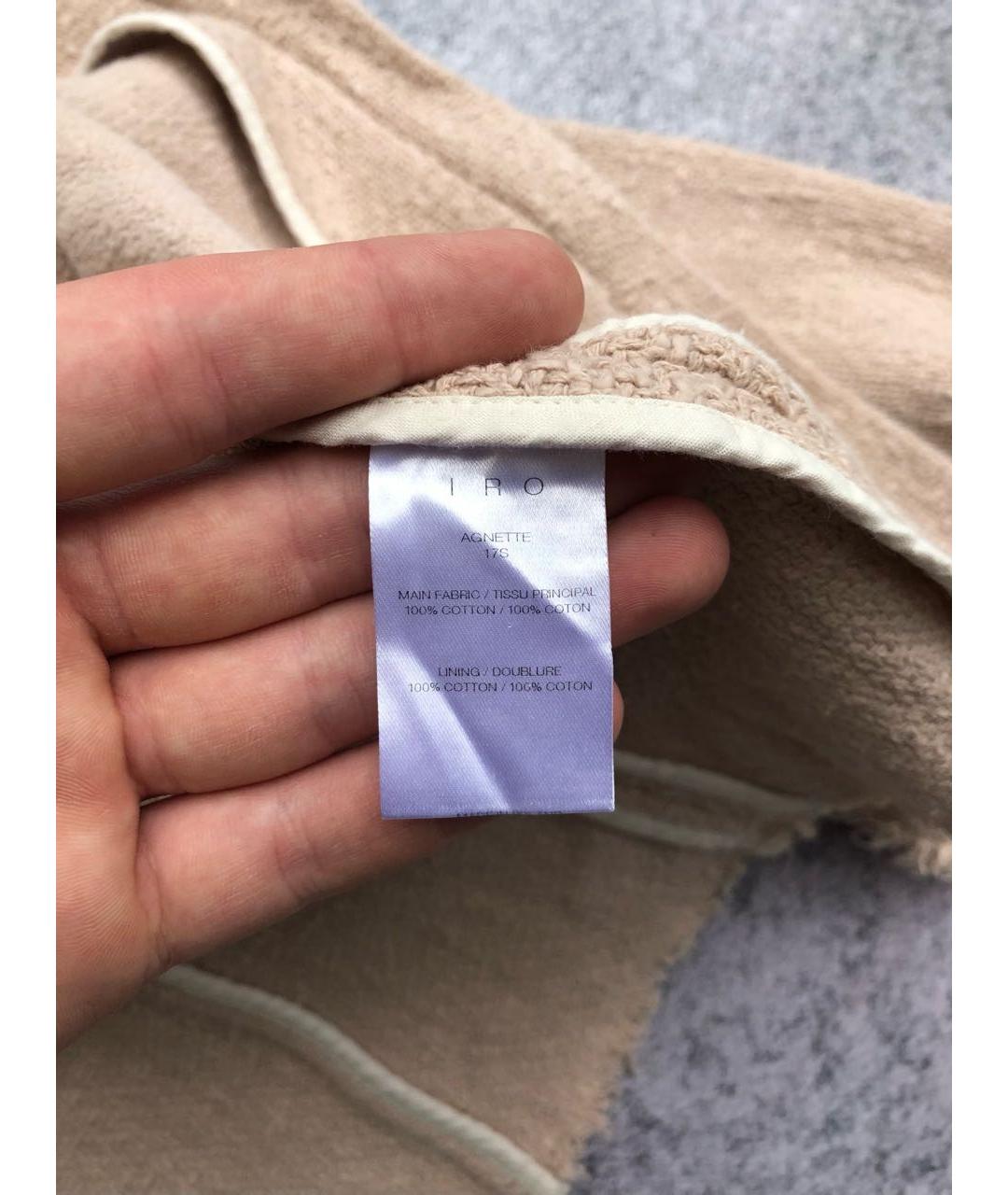 IRO Коралловый хлопковый жакет/пиджак, фото 6