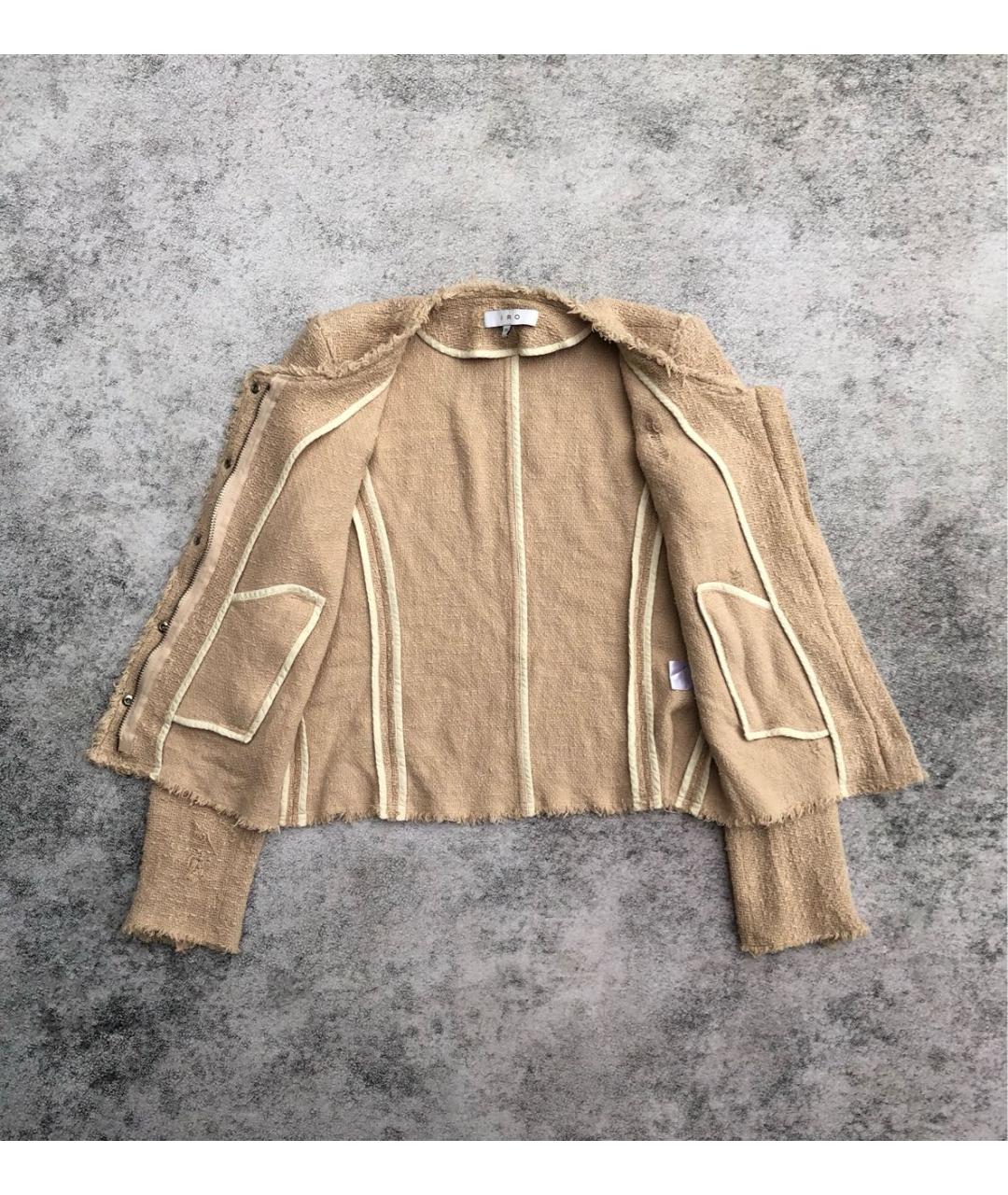 IRO Коралловый хлопковый жакет/пиджак, фото 5