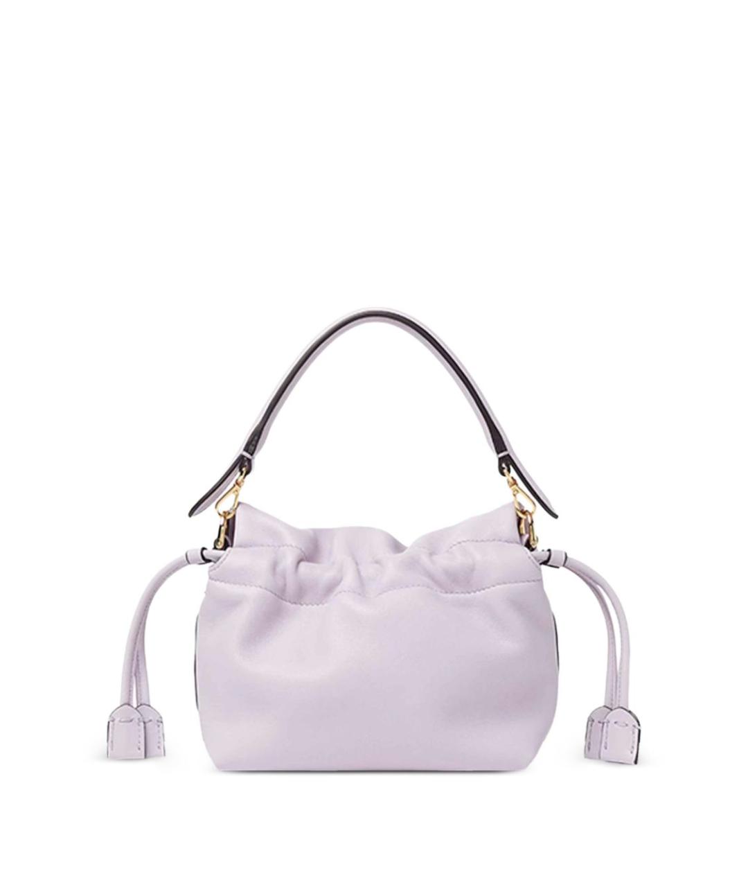 FENDI Розовая кожаная сумка через плечо, фото 2