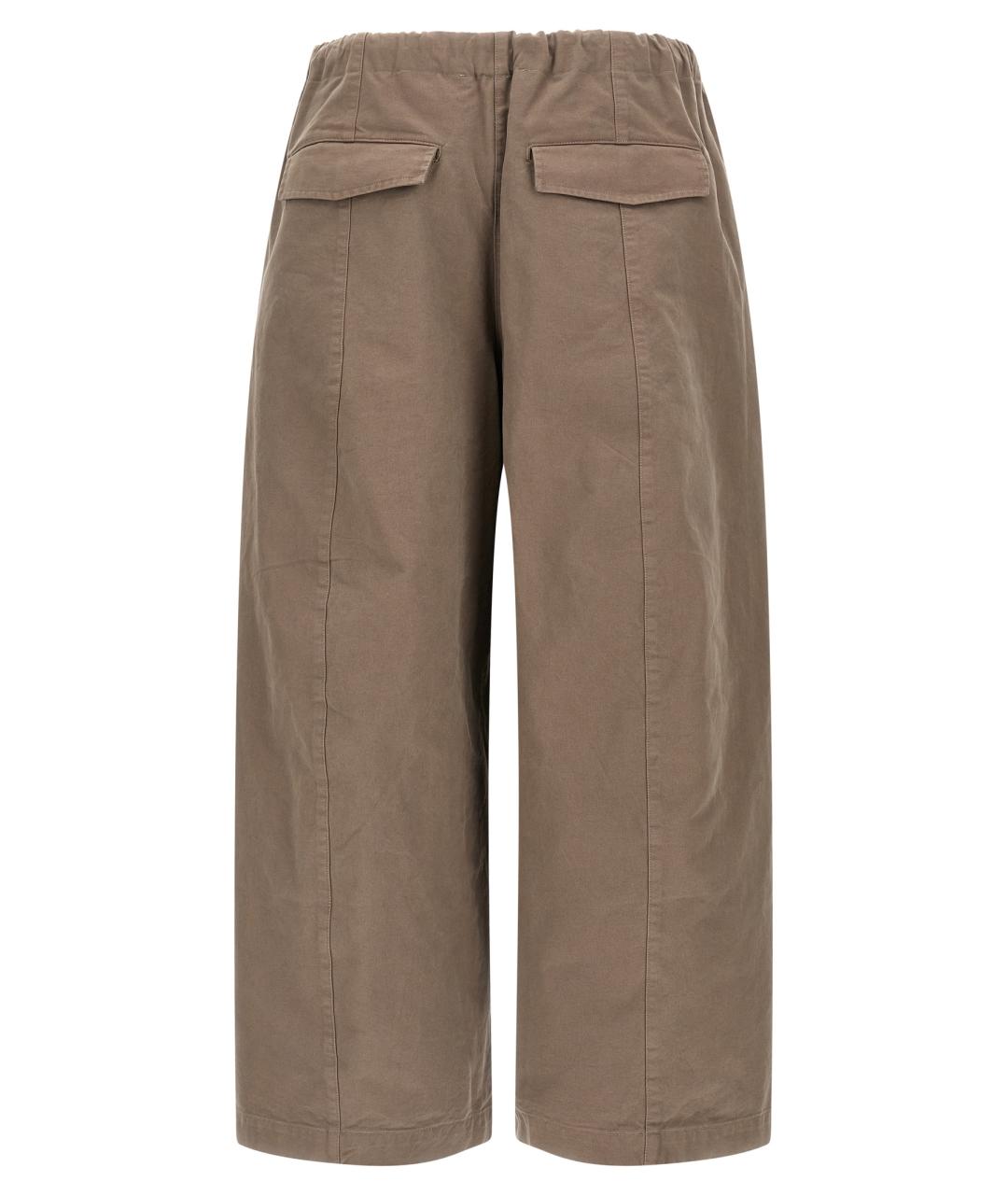 entire studios Бежевые хлопковые повседневные брюки, фото 2