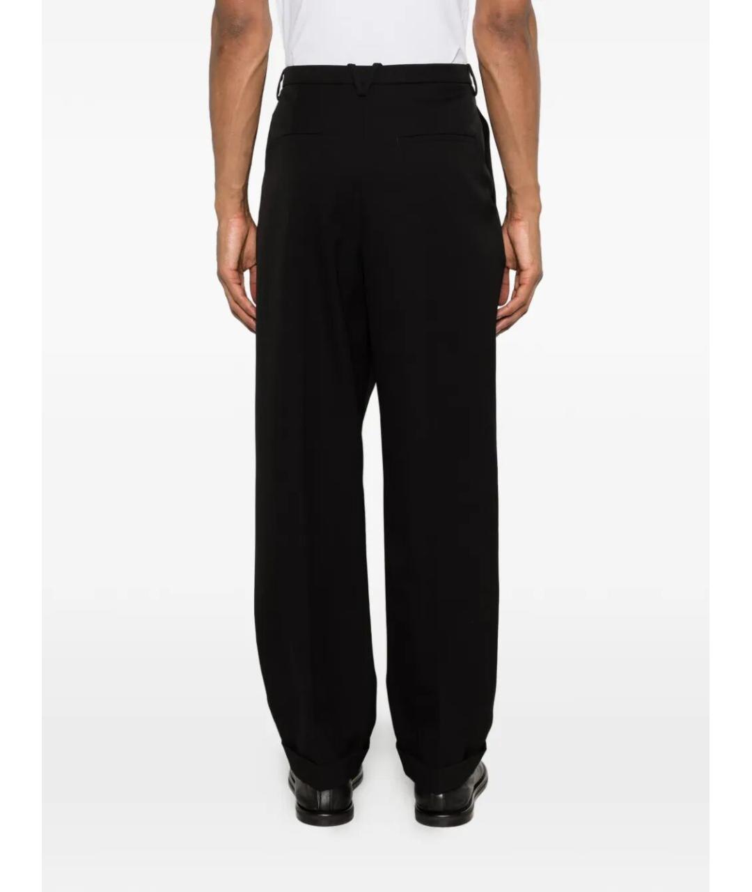 BOTTEGA VENETA Черные шерстяные классические брюки, фото 5