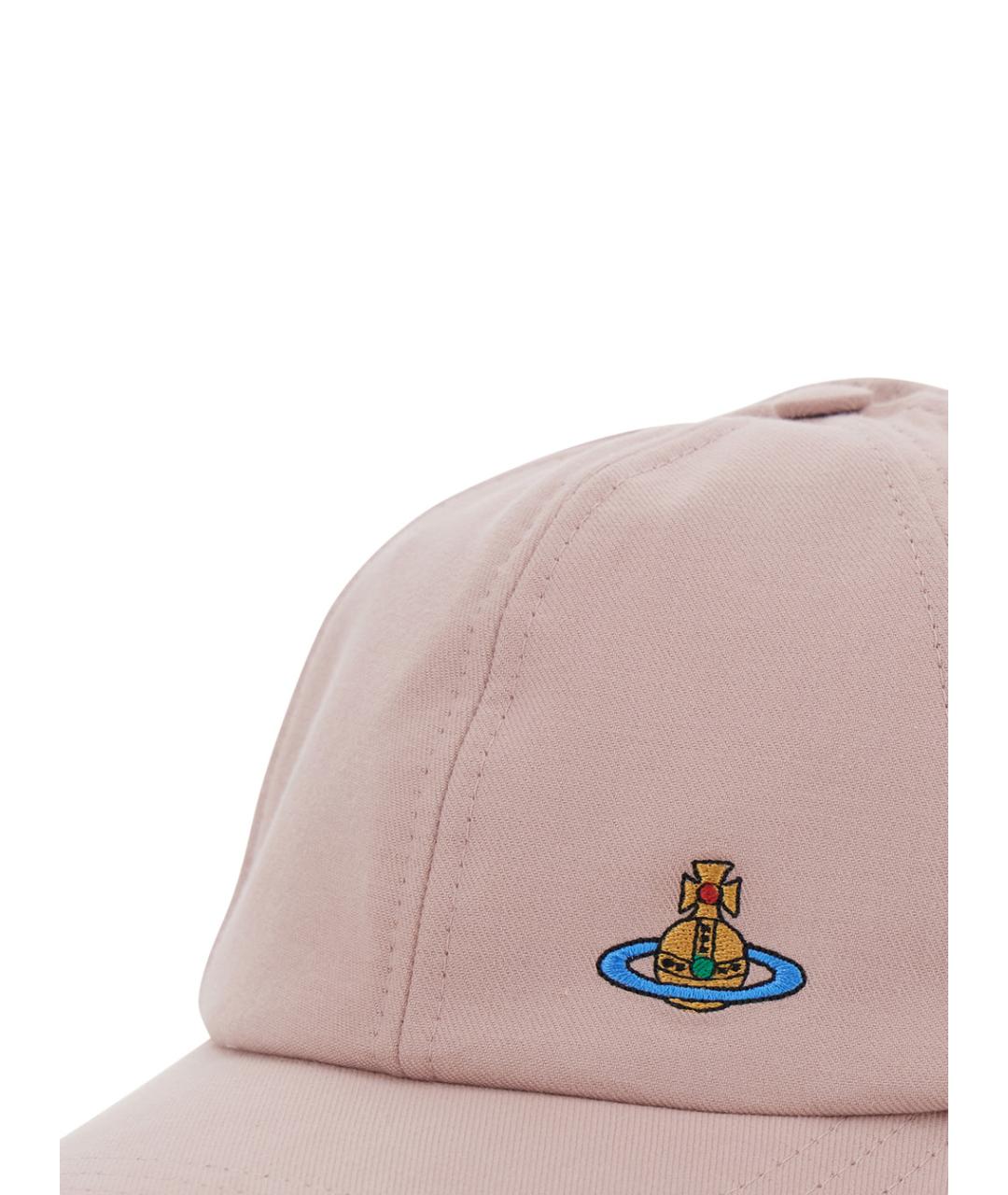 VIVIENNE WESTWOOD Розовая хлопковая кепка, фото 3
