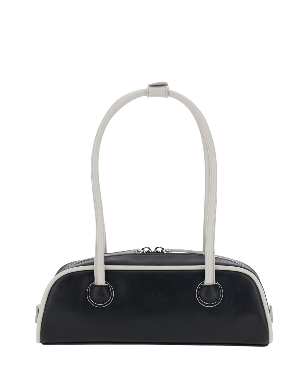 MARGESHERWOOD Черная кожаная сумка через плечо, фото 2