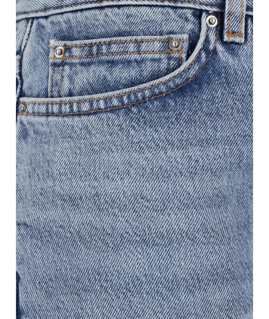 TOTEME Голубые прямые джинсы, фото 3