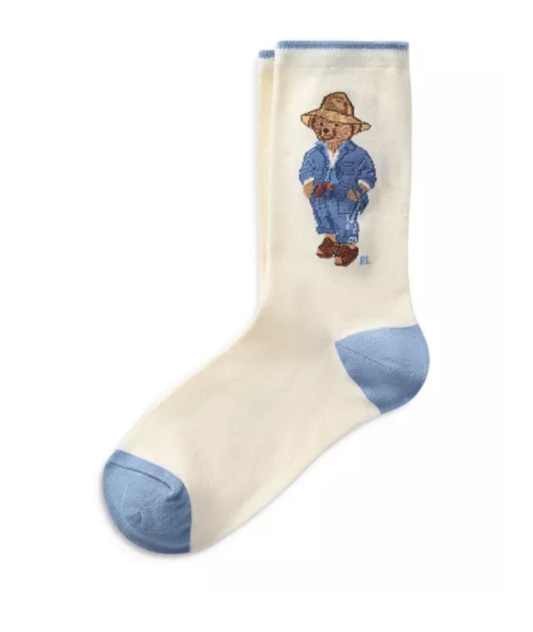 POLO RALPH LAUREN Белые носки, чулки и колготы, фото 8