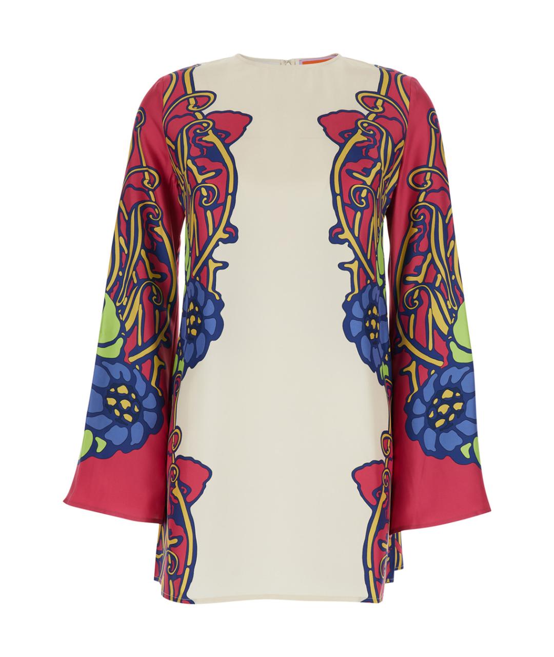 LA DOUBLEJ Мульти шелковое повседневное платье, фото 1