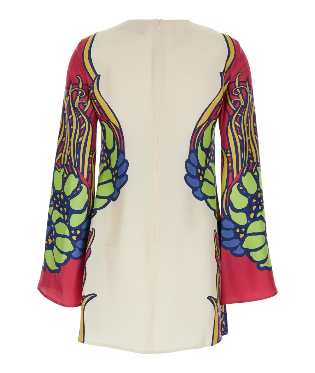 LA DOUBLEJ Мульти шелковое повседневное платье, фото 2