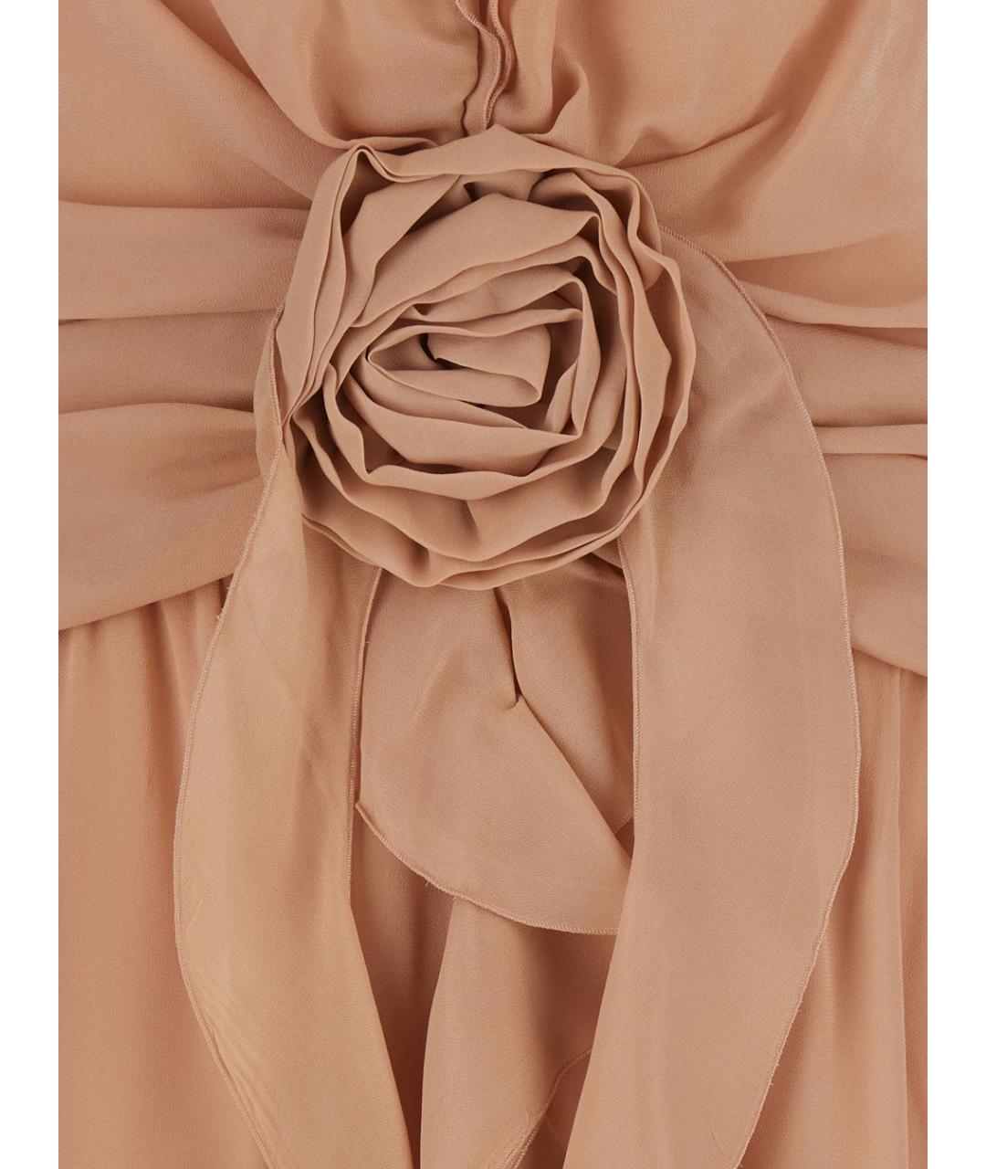 BLUMARINE Розовое вискозное платье, фото 3