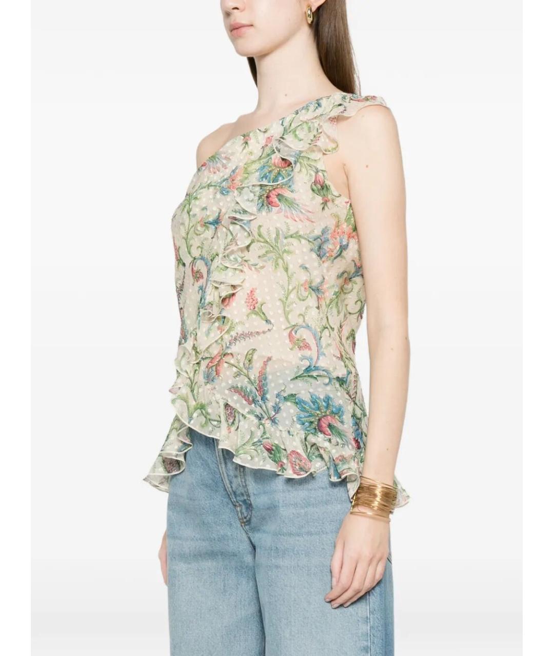 ETRO Мульти шелковая майка, фото 5