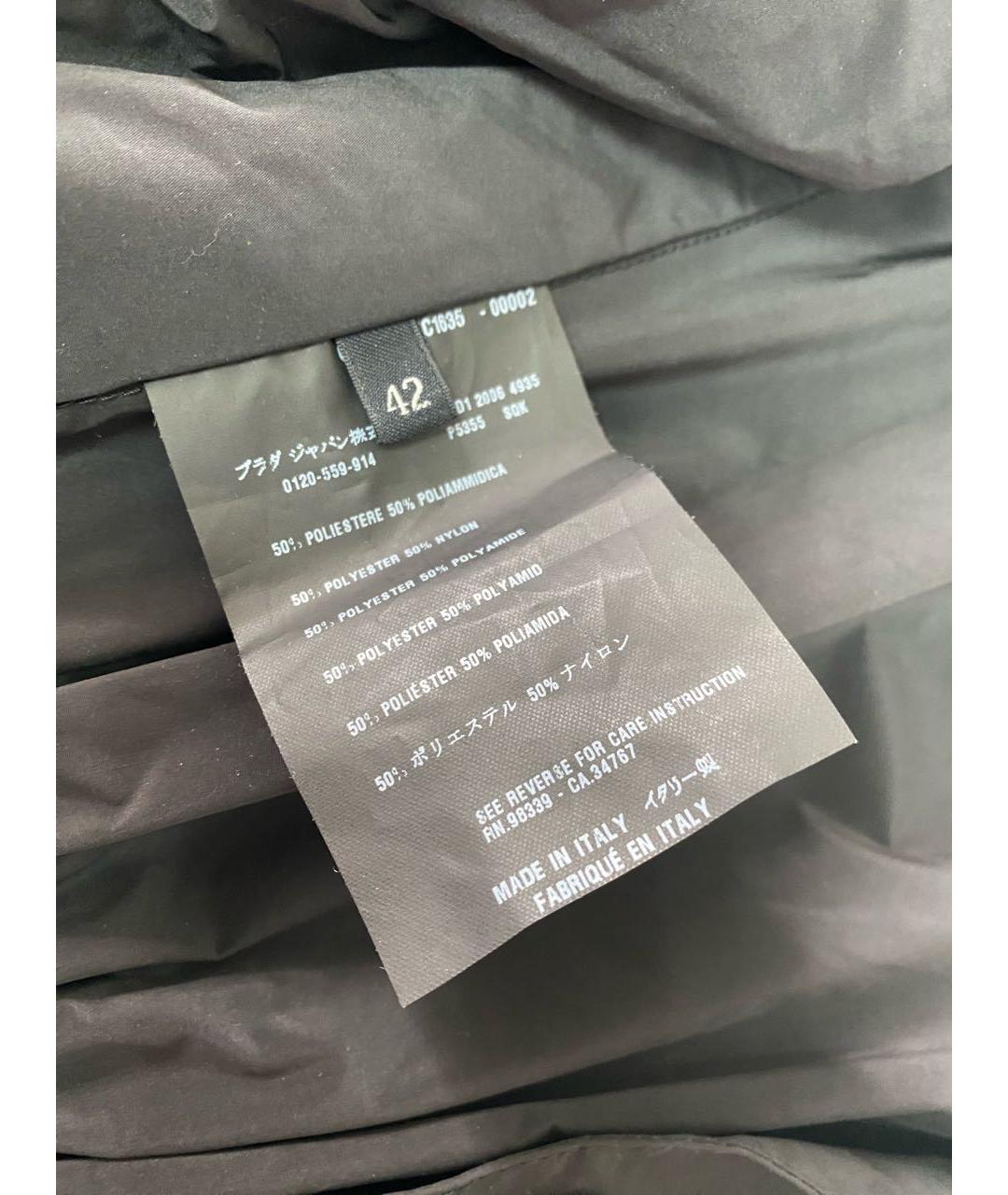 PRADA Черный тренч/плащ, фото 5