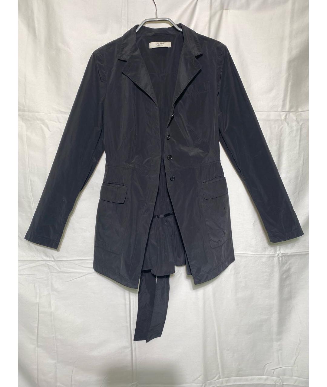 PRADA Черный тренч/плащ, фото 8