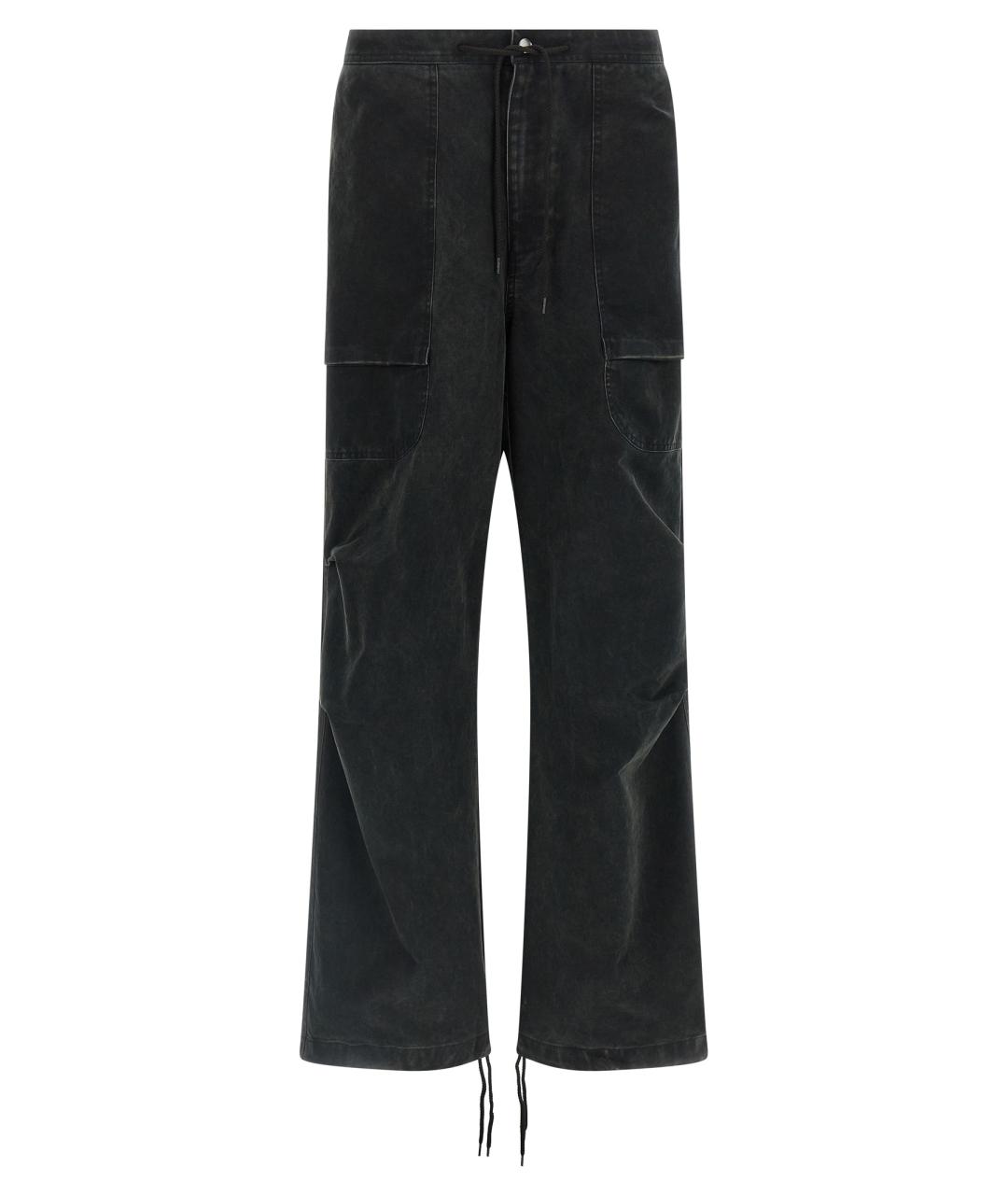 entire studios Черные хлопковые повседневные брюки, фото 1