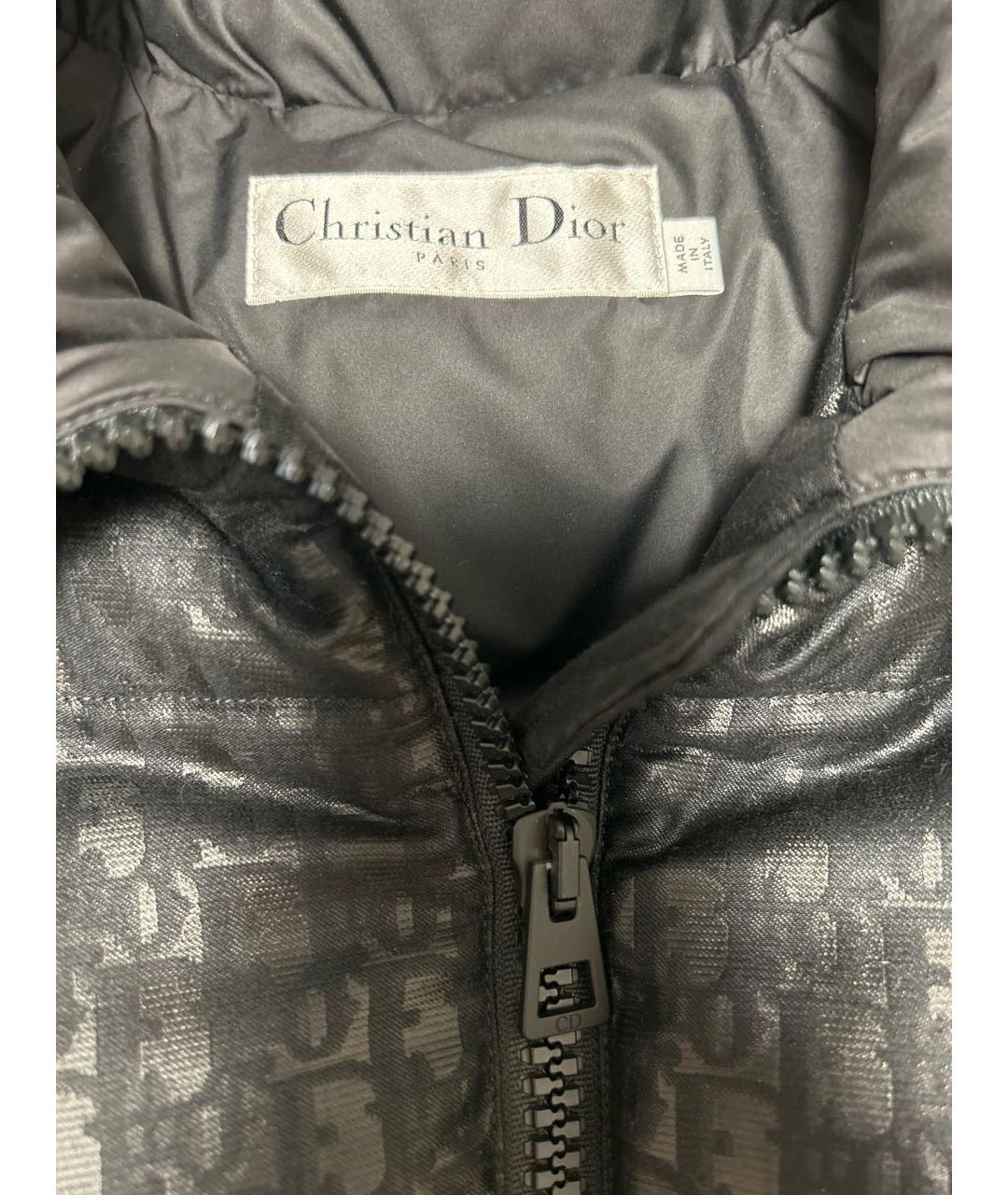 CHRISTIAN DIOR Черный полиэстеровый жилет, фото 8