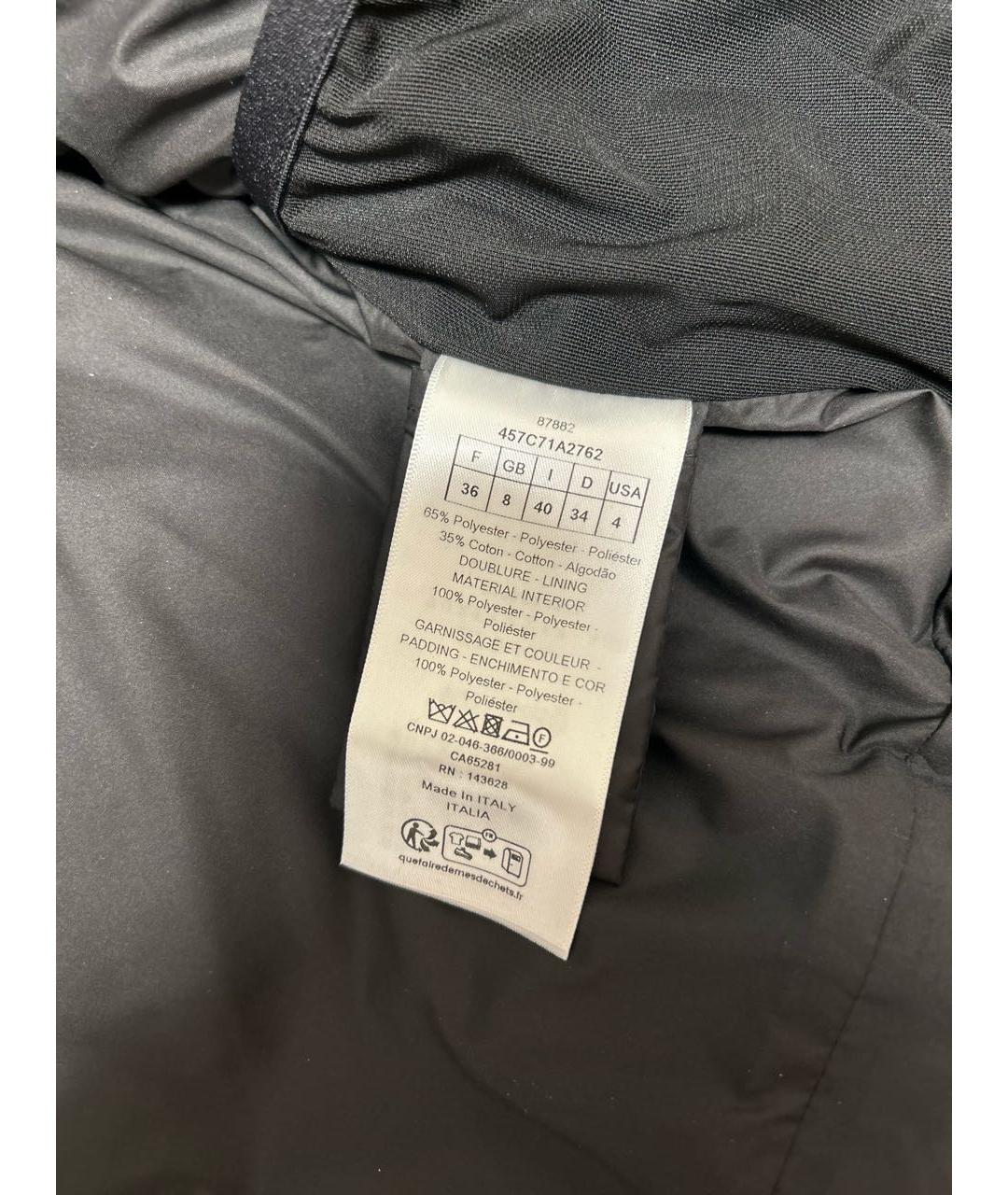 CHRISTIAN DIOR Черный полиэстеровый жилет, фото 5