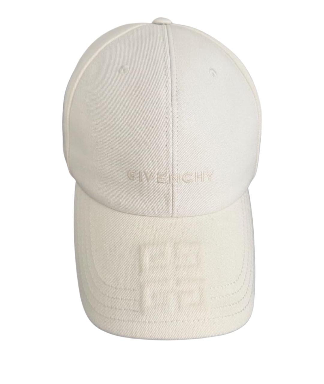 GIVENCHY Белая хлопковая кепка, фото 1