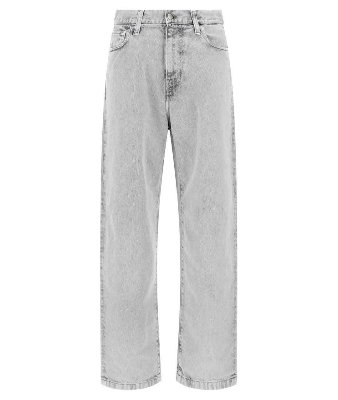 CARHARTT WIP Серые хлопковые прямые джинсы, фото 1