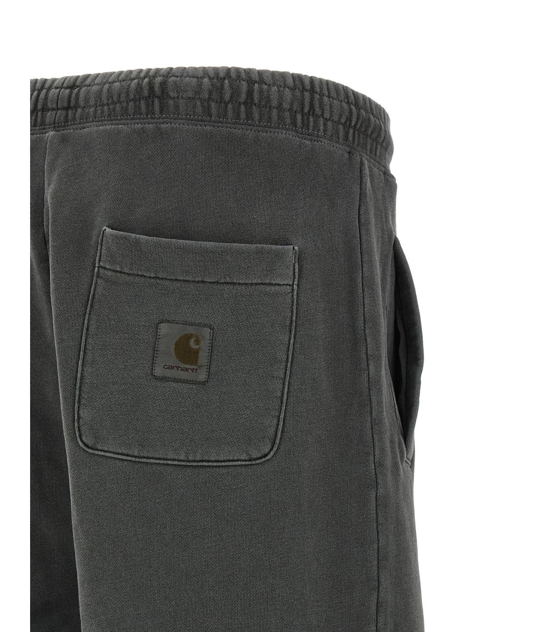 CARHARTT WIP Серые хлопковые шорты, фото 4