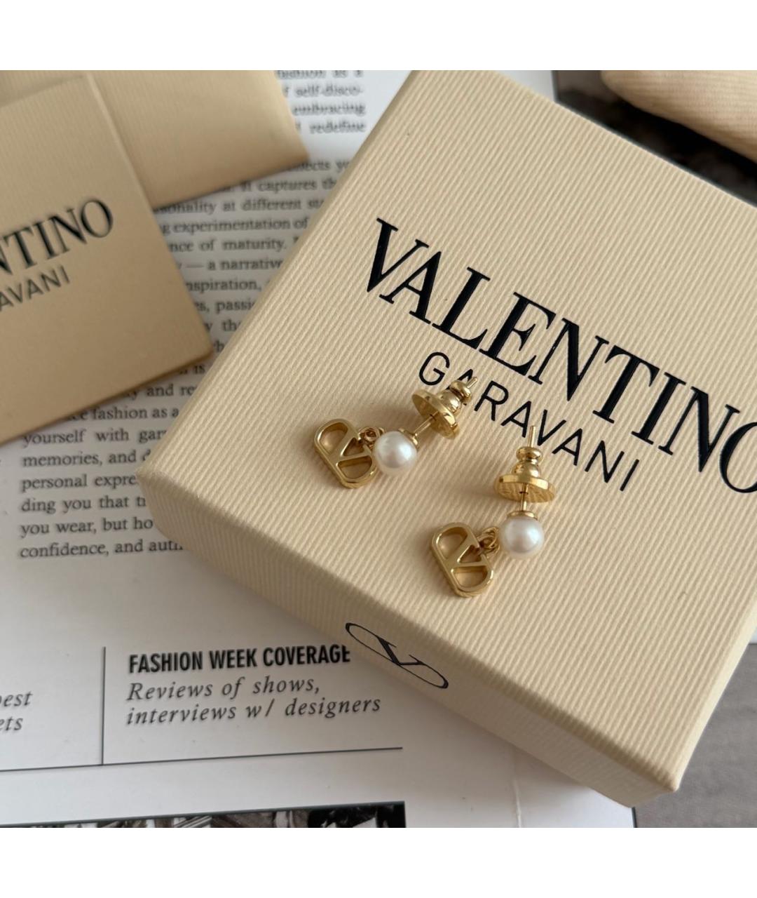 VALENTINO Золотые серьги, фото 4