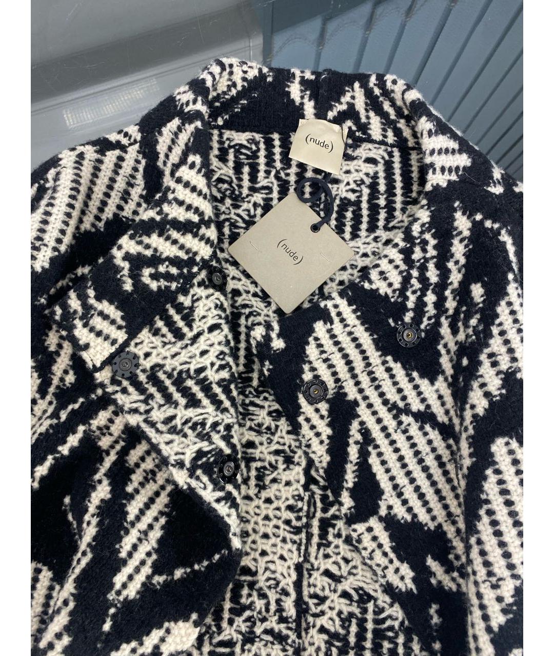 NUDE Мульти шерстяное пальто, фото 3