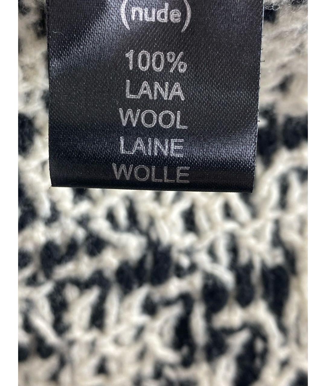 NUDE Мульти шерстяное пальто, фото 4