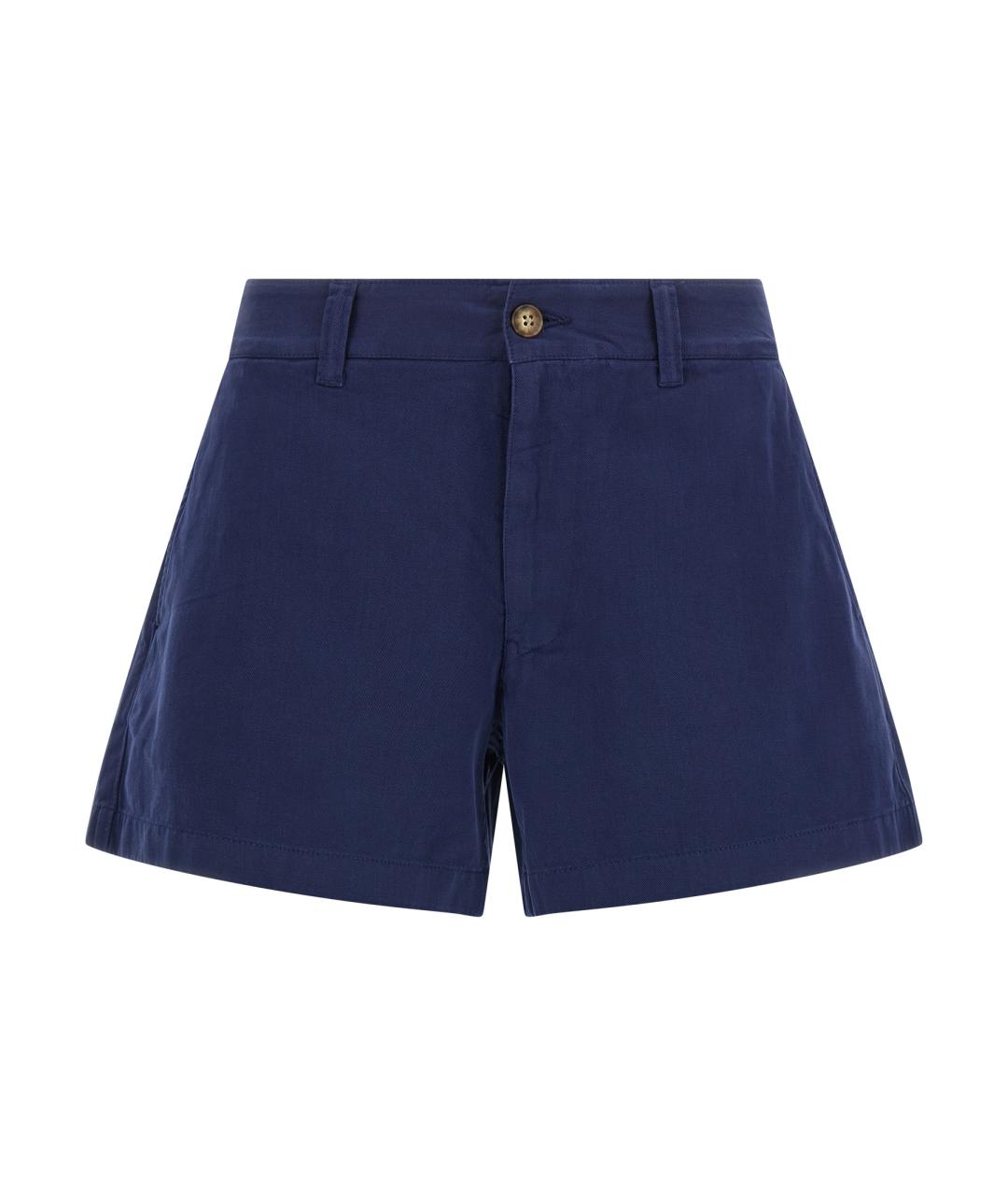POLO RALPH LAUREN Синие хлопковые шорты, фото 1