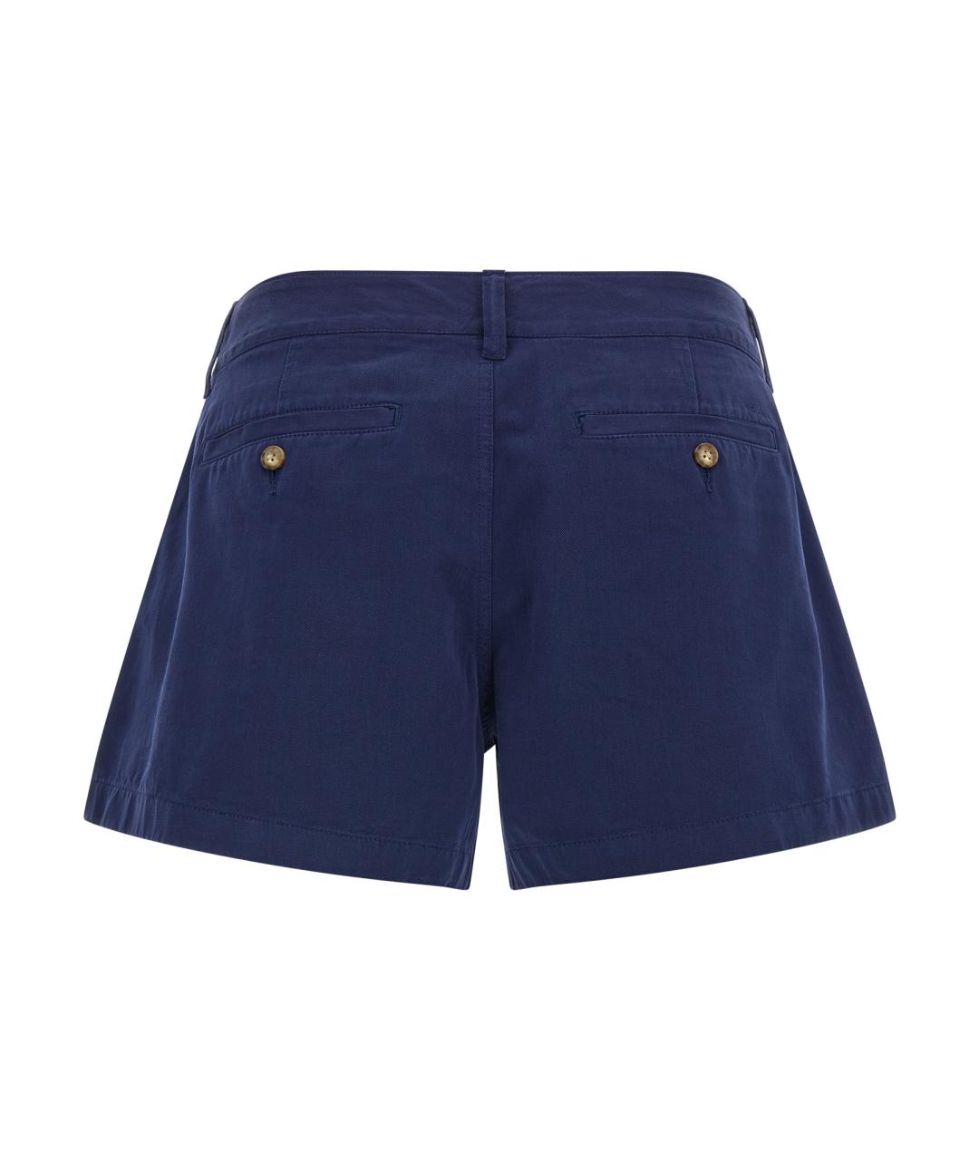 POLO RALPH LAUREN Синие хлопковые шорты, фото 2