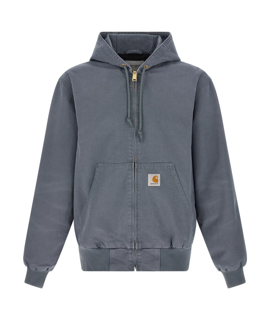 CARHARTT WIP Голубая хлопковая куртка, фото 1