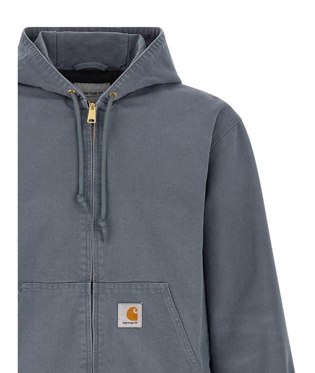 CARHARTT WIP Голубая хлопковая куртка, фото 3