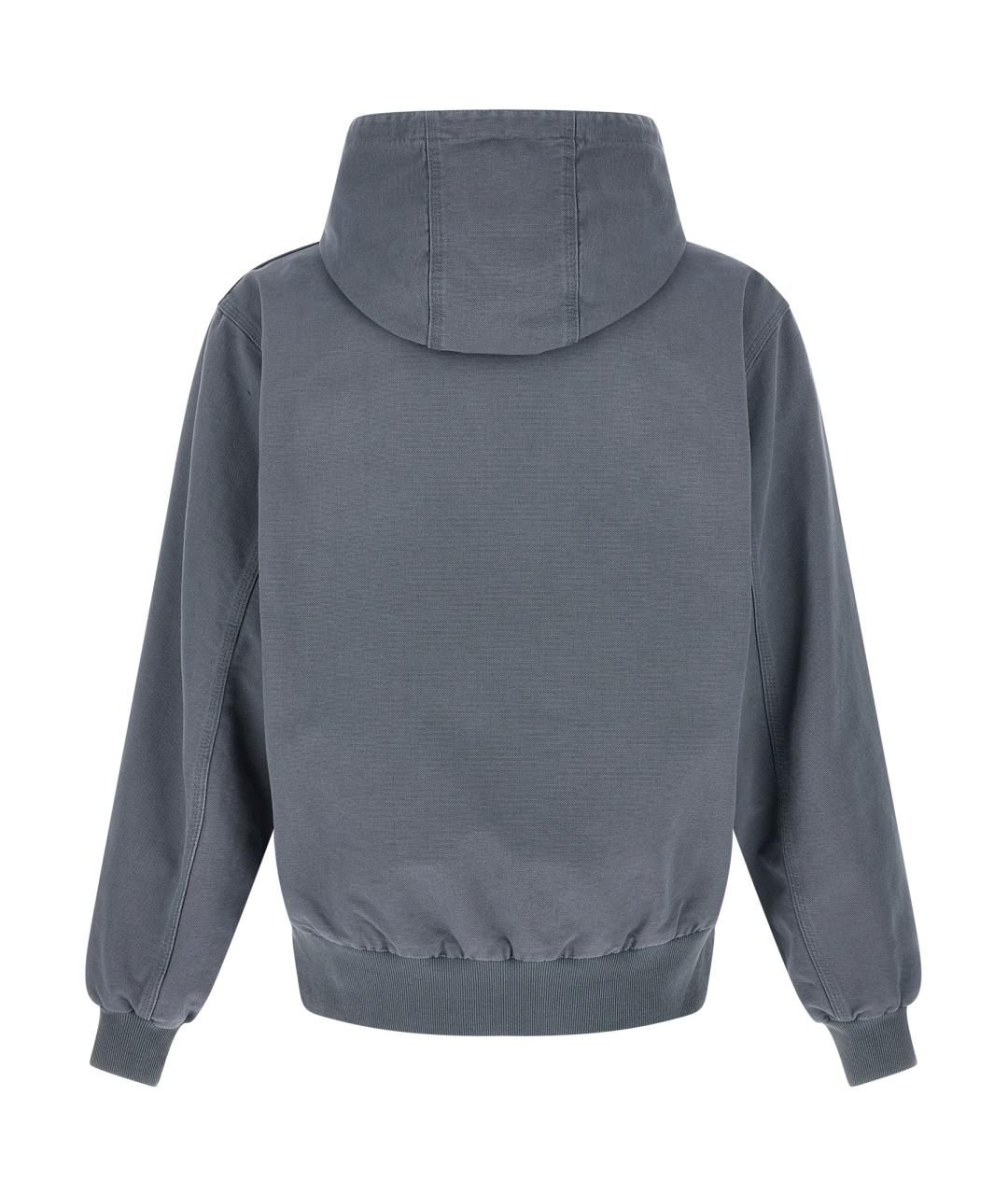 CARHARTT WIP Голубая хлопковая куртка, фото 2
