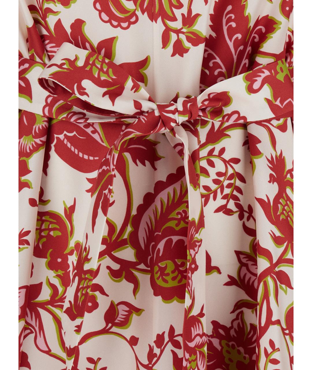 ETRO Мульти шелковое коктейльное платье, фото 3