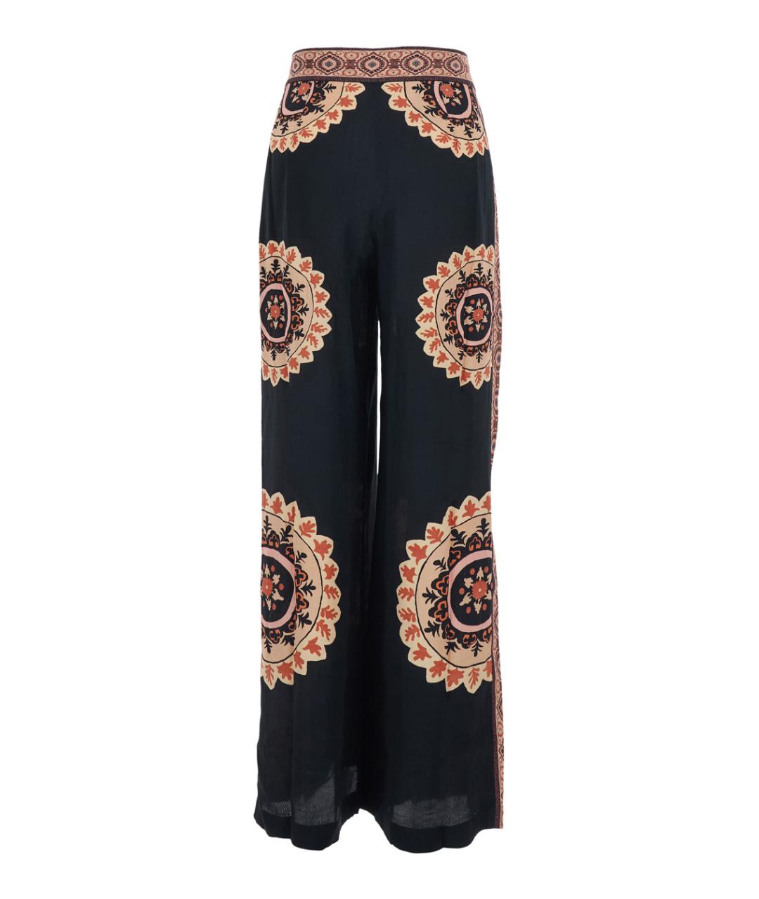 BA&SH Черные вискозные брюки широкие, фото 2