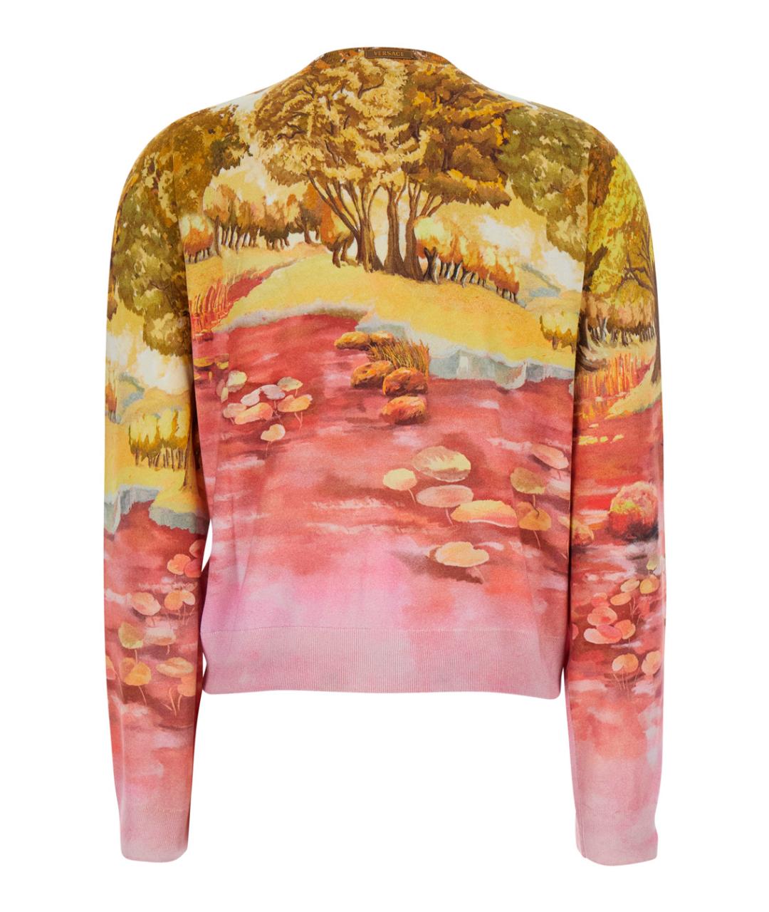 VERSACE Мульти шелковый кардиган, фото 2