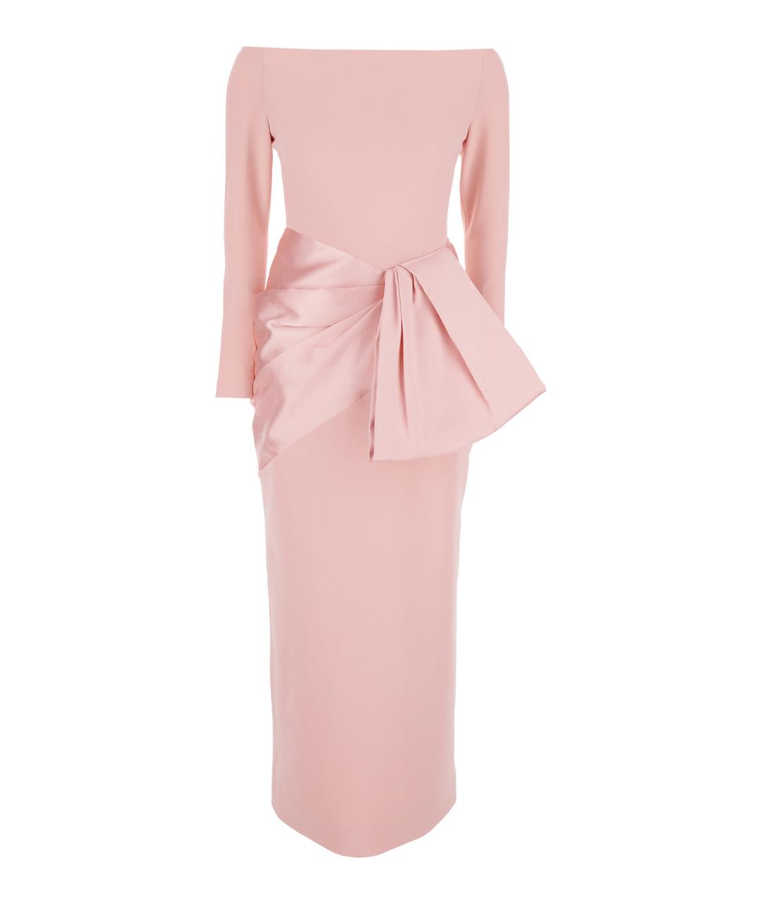 SOLACE LONDON Розовое полиэстеровое повседневное платье, фото 1