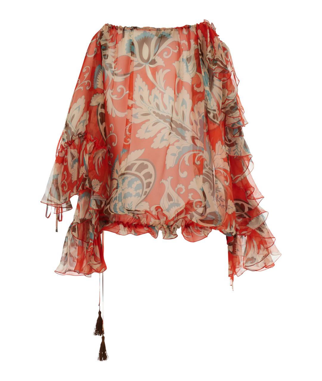 ETRO Мульти шелковая блузы, фото 2